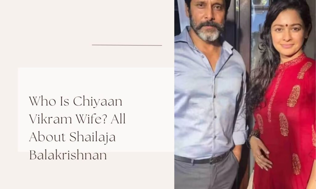 chiyaan vikram wife