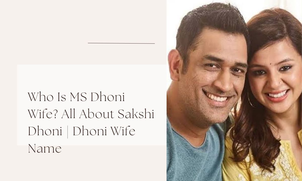 dhoni wife name