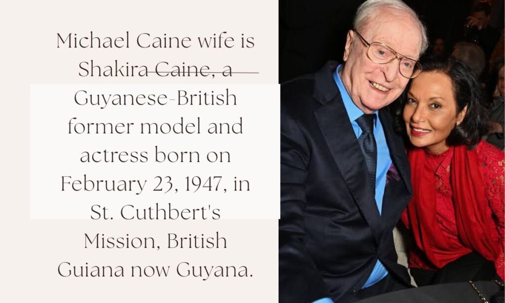 michael caine wife