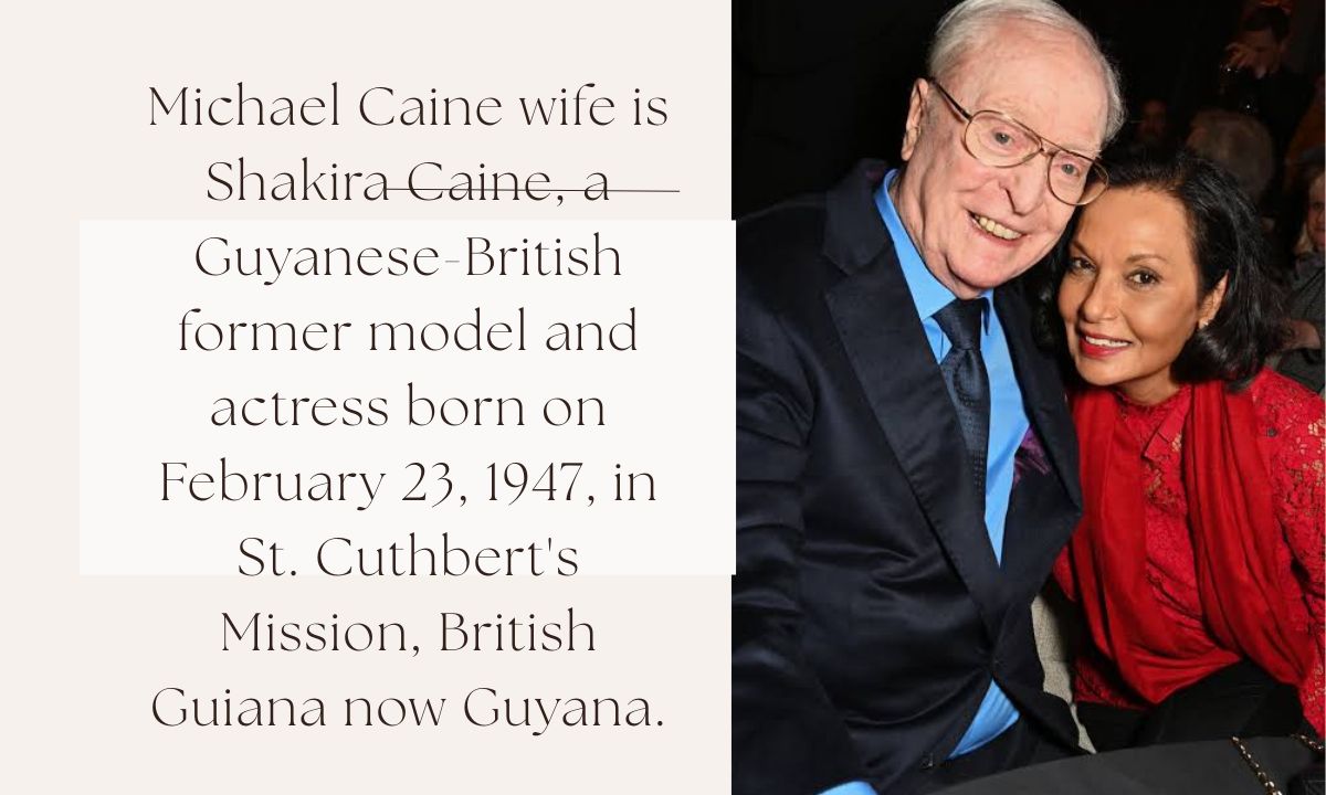 michael caine wife