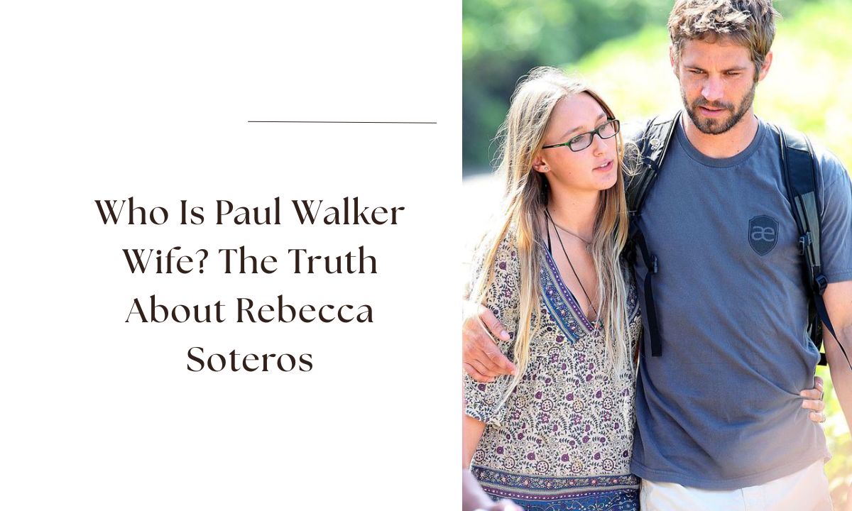 paul walker wife